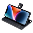 Чохол-книжка для iPhone 15 Pro, Wallet Zipper Pocket, чорний