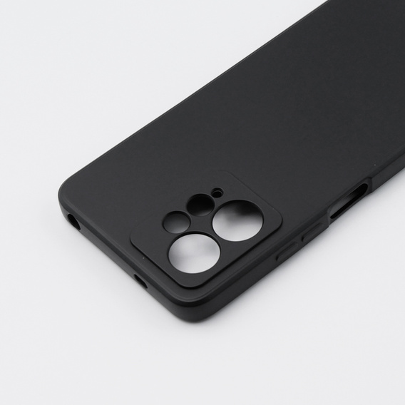 Чехол до Xiaomi Redmi Note 12 4G, Silicone Lite, чёрный
