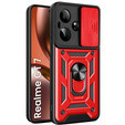 Чохол NOX Camera Slide Realme GT 7 / 7T, CamShield Slide, червоний