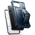 Бронированный чехол для iPhone 14 Pro Max, Dexnor Full Body, темно-синий