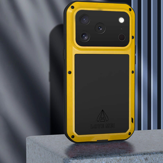 Бронированный чехол с закаленным стеклом для iPhone 17 Pro Max