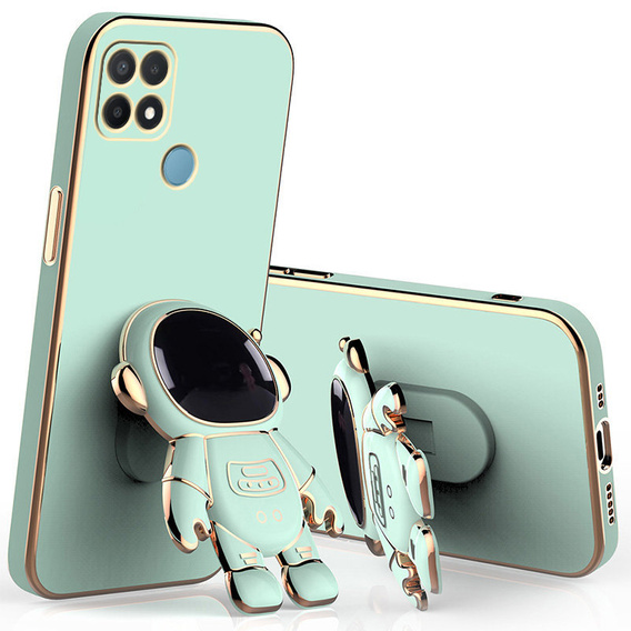Чoхол до Oppo A15/A15S, Astronaut, зелений