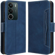 Футляр з клапаном для Realme C71, Card Slot, темно-синій