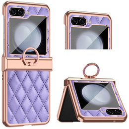 Чехол для Samsung Galaxy Z Flip5 5G, Electro Stitching, фиолетовый