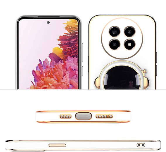 Чехол до Honor Magic 7 Lite, Astronaut, белый