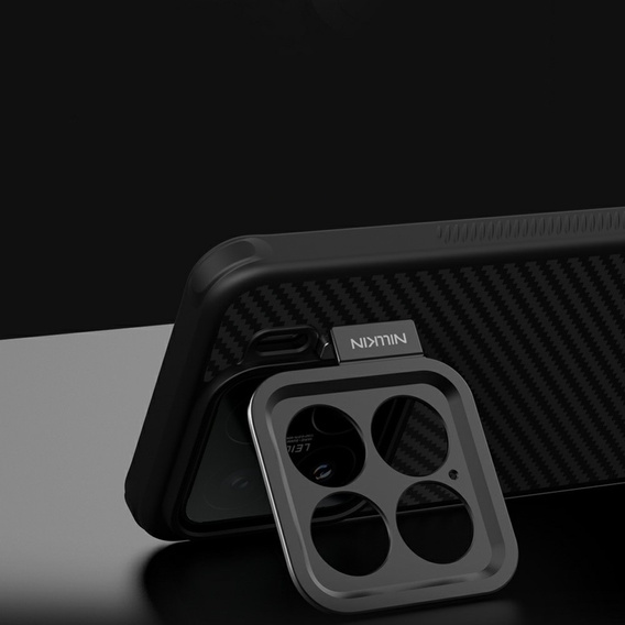 Чохол для Xiaomi 15, броньований Nillkin, Carboprof Case, для Magsafe, чорний
