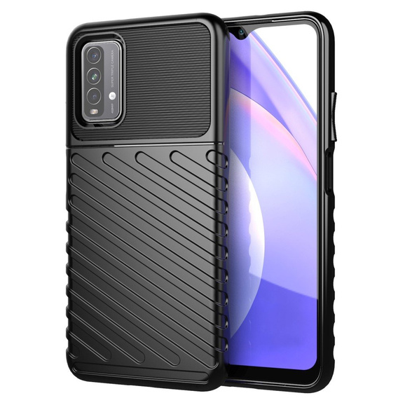 Чехол до Xiaomi Redmi 9T, Thunder, чёрный
