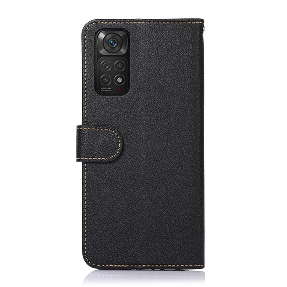 Чoхол Wallet до Xiaomi Redmi Note 11/11S, KHAZNEH, Dual Color, Black