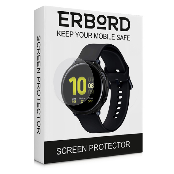 3x ERBORD Гідрогелева фольга для Samsung Galaxy Watch Active 2 40mm