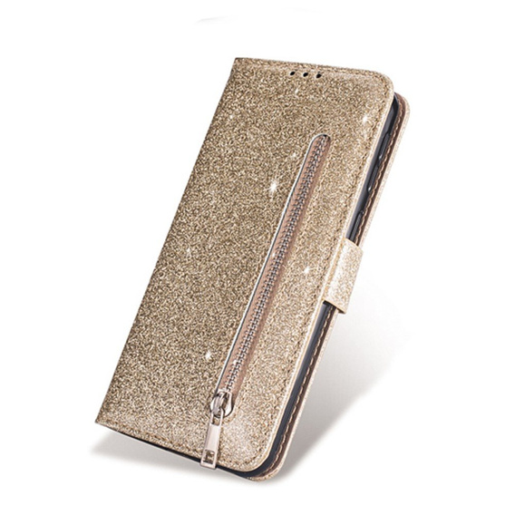 Чохол-книжка для Xiaomi Redmi Note 8 Pro, Wallet Zippered, золотий