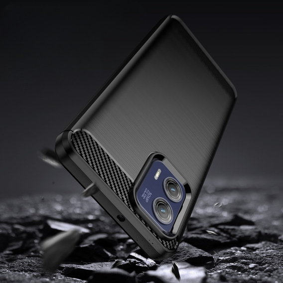 Чехол до Motorola Moto G73 5G, Carbon, чёрный