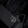 Кевларовий чохол BENKS для Samsung Galaxy S24 Ultra, для MagSafe, Carbon Fiber, чорний
