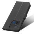 Откидной чехол для Xiaomi Redmi 12C, Wallet, Smart Magnet, чёрный