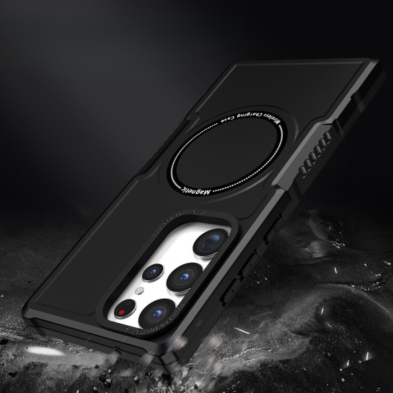 Чехол до Samsung Galaxy S23 Ultra, Protective MagSafe, чёрный