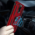 Бронированный Чехол до Xiaomi Redmi 8 / 8A, Nox Case Ring, красный