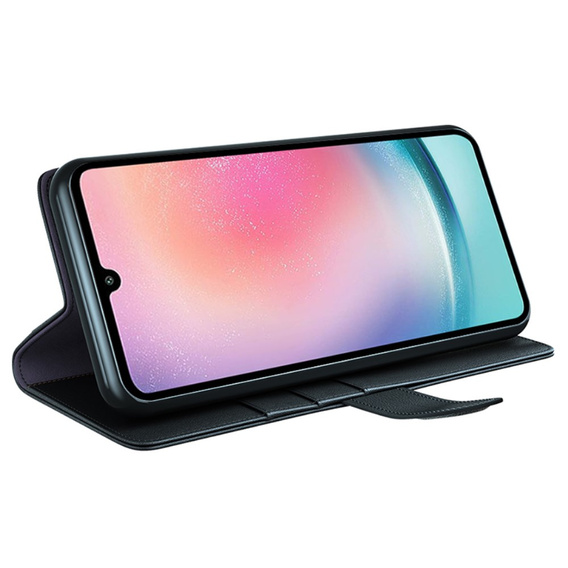 Чохол-фліп для Samsung Galaxy A25 5G, Split Leather, чорний