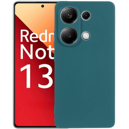 Чoхол до Xiaomi Redmi Note 13 Pro 4G / Xiaomi Redmi Note 14S / Xiaomi Poco M6 Pro 4G, Silicone Lite, темно-зелений