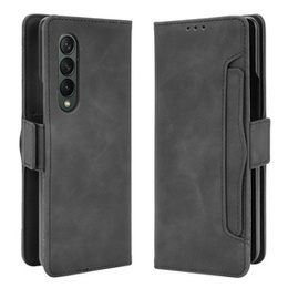 Футляр з клапаном для Samsung Galaxy Z Fold3 5G, Card Slot, чорний