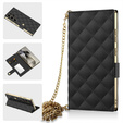 Флип-кейс для Samsung Galaxy S24 Ultra, GKK Mirror Wallet, чёрный