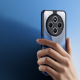 Чехол DuxDucis для Xiaomi Redmi 14C / Xiaomi Poco C75, Aimo case, прозрачный / черный
