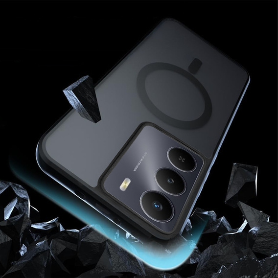Чохол для Realme 14X / Realme C75, для MagSafe, ERBORD Matt Case, чорний