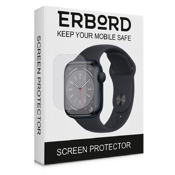3x ERBORD Гідрогелева фольга для Apple Watch 7/8 41mm