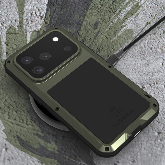 Бронированный чехол с закаленным стеклом для iPhone 17 Pro