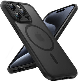 Чохол MagSafe для iPhone 15 Pro, Hybrid Matte Lens Pro, чорний