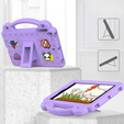 Детский чехол для iPad mini 7.9" 2019/2015/2014/2013/2012 (5/4/3/2/1 gen.), Cute Patterns, с подставкой, фиолетовый