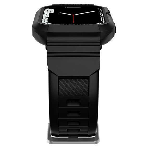 Чехол ремешок SPIGEN до Apple Watch 4/5/6/7/SE 44/45mm, Rugged Armor Pro, Black