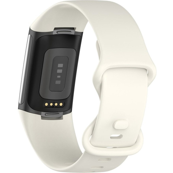 Резиновый браслет Softband для  Fitbit Charge 5 - Beige