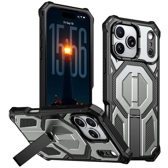 Защитный чехол с подставкой, совместимый с MagSafe, для iPhone 17 Pro Max