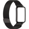 Металический браслет с чехлом для часов Xiaomi Mi Band 7 Pro, Black