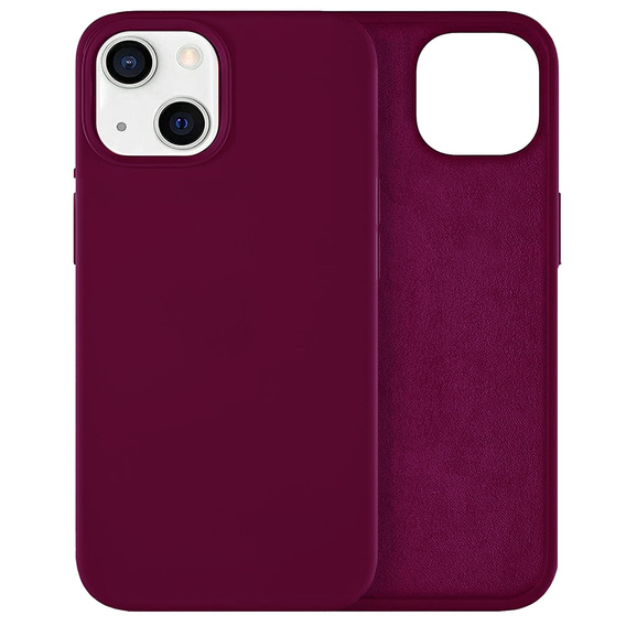 Чехол до iPhone 14, Silicone Lite, красный