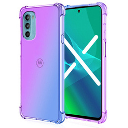 Чехол для Motorola Moto G52 / G82 5G, Gradient Dropproof, синий
