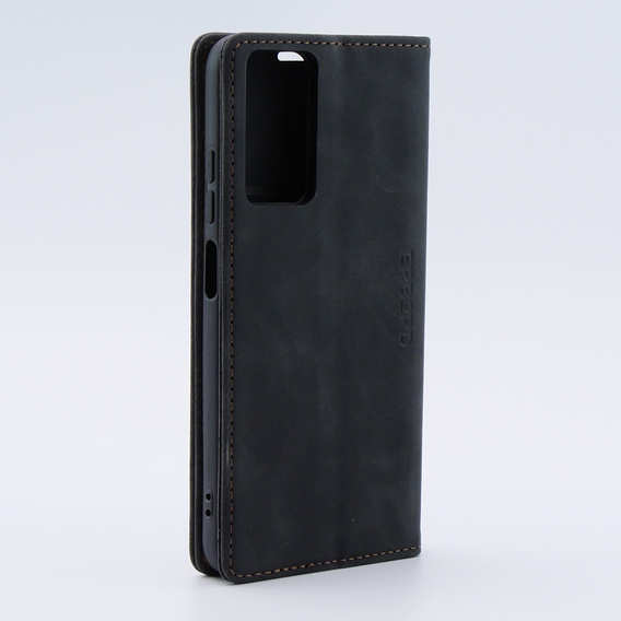 Чохол для Xiaomi Redmi Note 12S, ERBORD Vintage, гаманець з клапаном, чорний