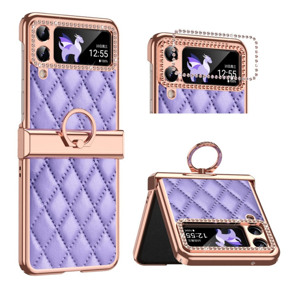 Чехол для Samsung Galaxy Z Flip 4 5G, Rhombus Grid