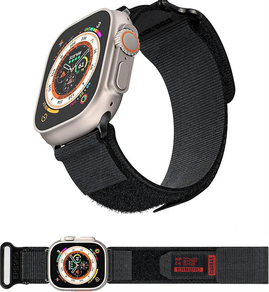 Нейлоновий ремінець ERBORD MP84 для Apple Watch 1/2/3/4/5/6/7/8/9/SE/ULTRA/ULTRA 2 42/44/45/49мм