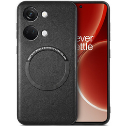 Чoхол до OnePlus Nord 3 5G, Leather Hybrid MagSafe, чорний