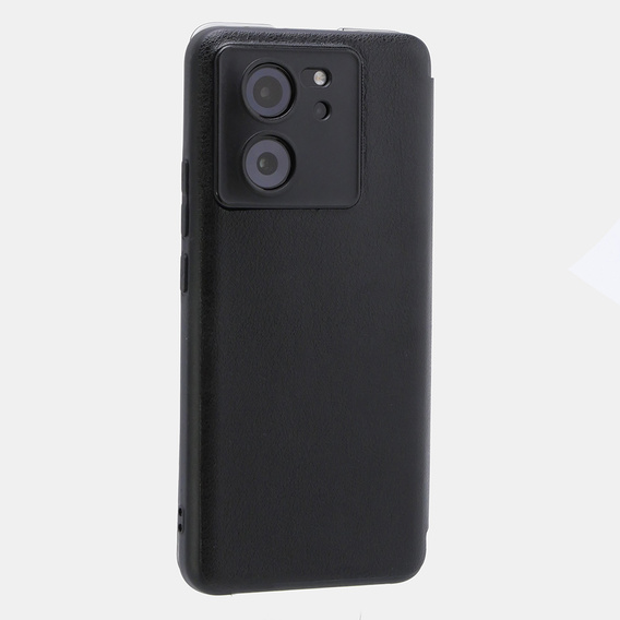 Чохол для Xiaomi 13T / 13T Pro, з боковим відкриванням, чорний