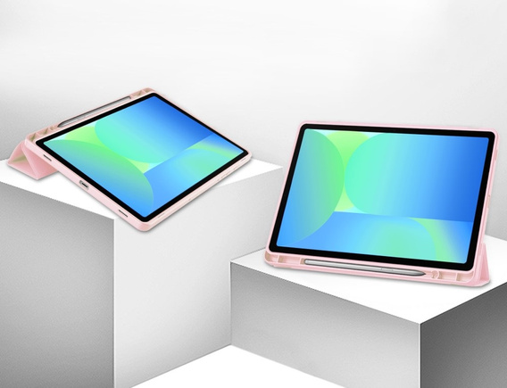 Чехол для Samsung Galaxy Tab S10 FE+ Plus, Smartcase с местом для стилуса, розовый