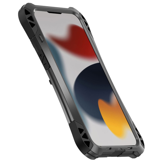 Чехол для iPhone 13, R-JUST AMIRA, бронированный, чёрный