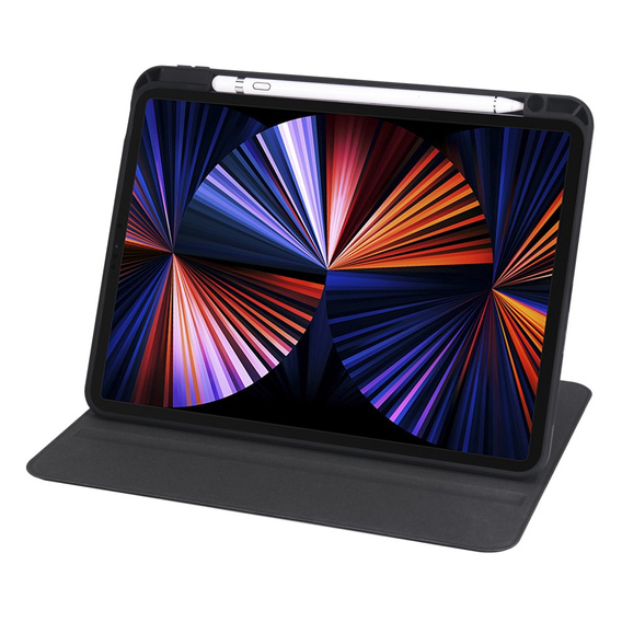 Чохол для iPad Pro 11" 2022/2021/2020 (4/3/2 gen.), з місцем для стилуса, що обертається на 360°, чорний