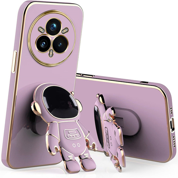 Чoхол до Realme 14 Pro+ 5G, Astronaut, фіолетовий