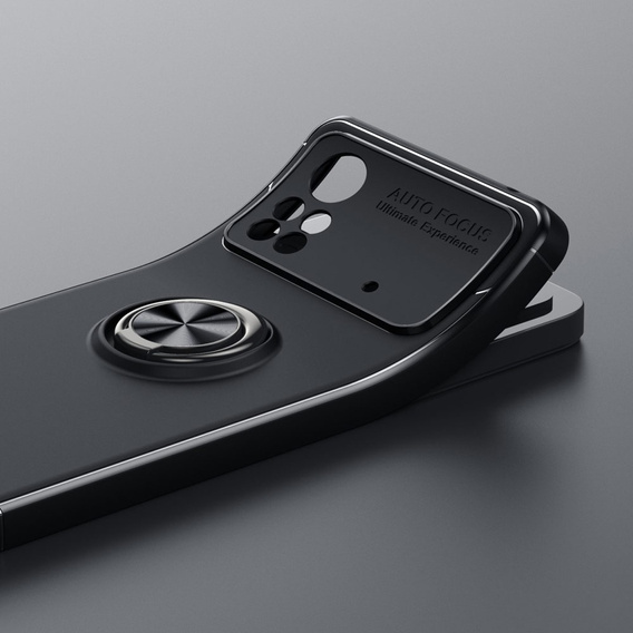 Чохол KickStand Finger Ring до Xiaomi Poco X4 Pro 5G, Black