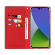 Чохол-книжка для iPhone 15 Pro Max, Litchi Skin Grain, чорний