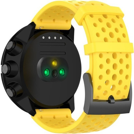 Силиконовый ремешок для zegarka Suunto Spartan Sport Wrist HRBaro / Suunto 9 / D5I - Light Yellow