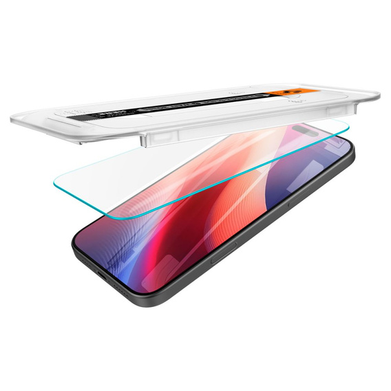 Закаленное стекло Spigen для iPhone 17 / 17 Pro / 16 Pro, Glas.TR EZ Fit (2 шт.)