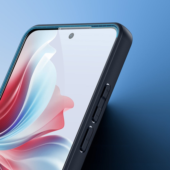 Чехол DuxDucis для Oppo Reno 11F 5G, Aimo case, прозрачный / черный