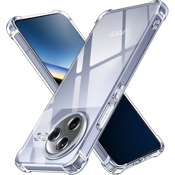 Чoхол до Xiaomi Poco F7 Pro, Dropproof, прозорий